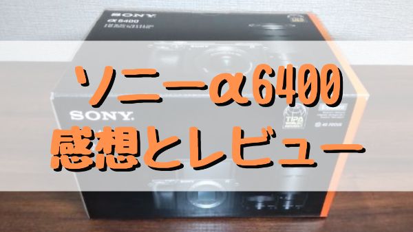 レビュー】ソニーα6400を実際に使った感想｜レンズキットのおすすめの